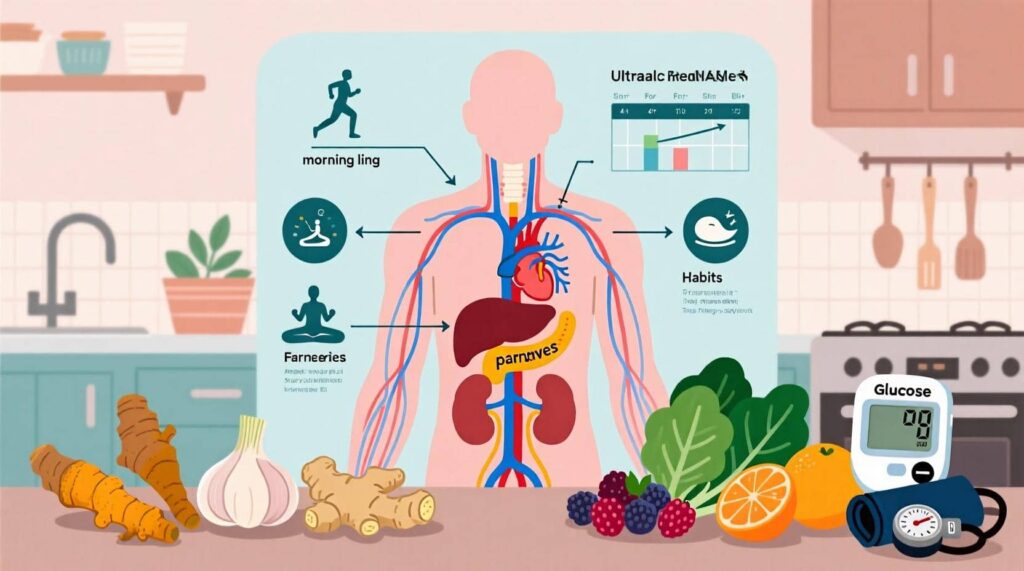 Diabetes और High Blood Pressure.